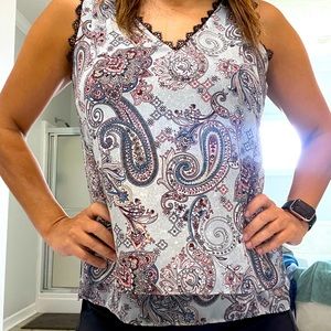 White a house black Market blouse